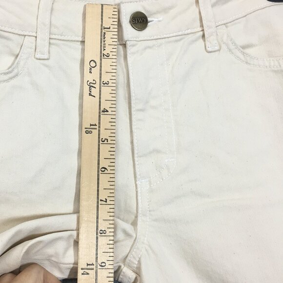 NWT Siwy Jean Womens Straight Leg Size 27 Lynn Milkshake Mid Rise Stretch   New - Picture 9 of 16